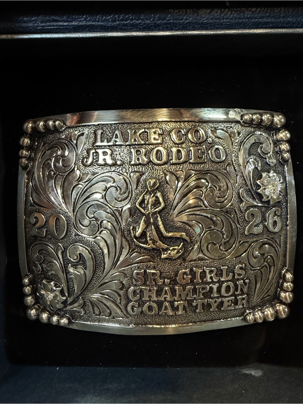 Champion Belt Buckle - Sr. Girls Goat Tying